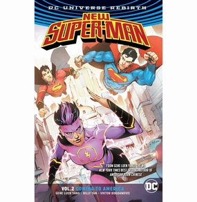 Growing minds New Super:Man 2: Coming To America [Paperback] Yang Gene Luen; Tan Billy And Bogdanovic Viktor