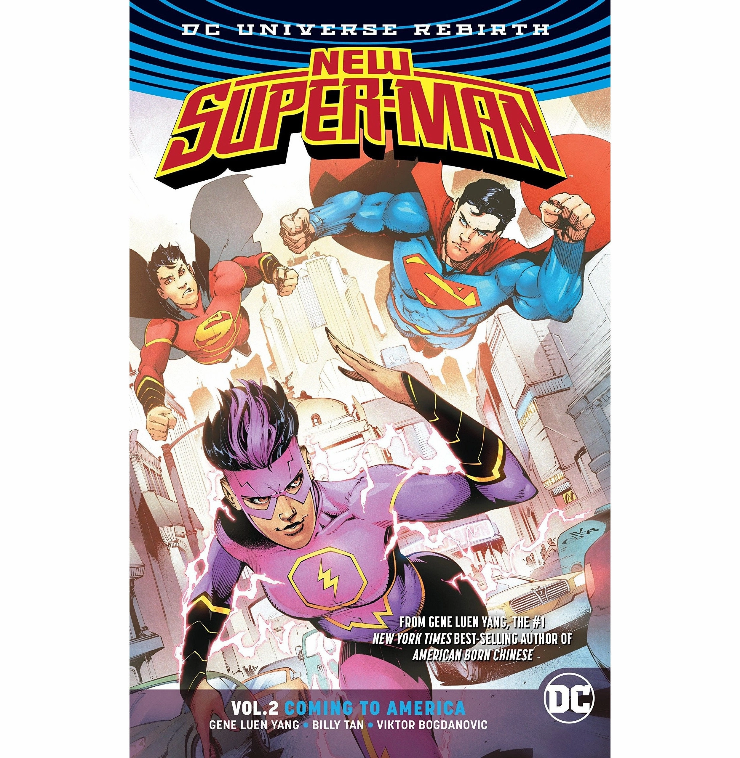 Growing minds New Super:Man 2: Coming To America [Paperback] Yang Gene Luen; Tan Billy And Bogdanovic Viktor