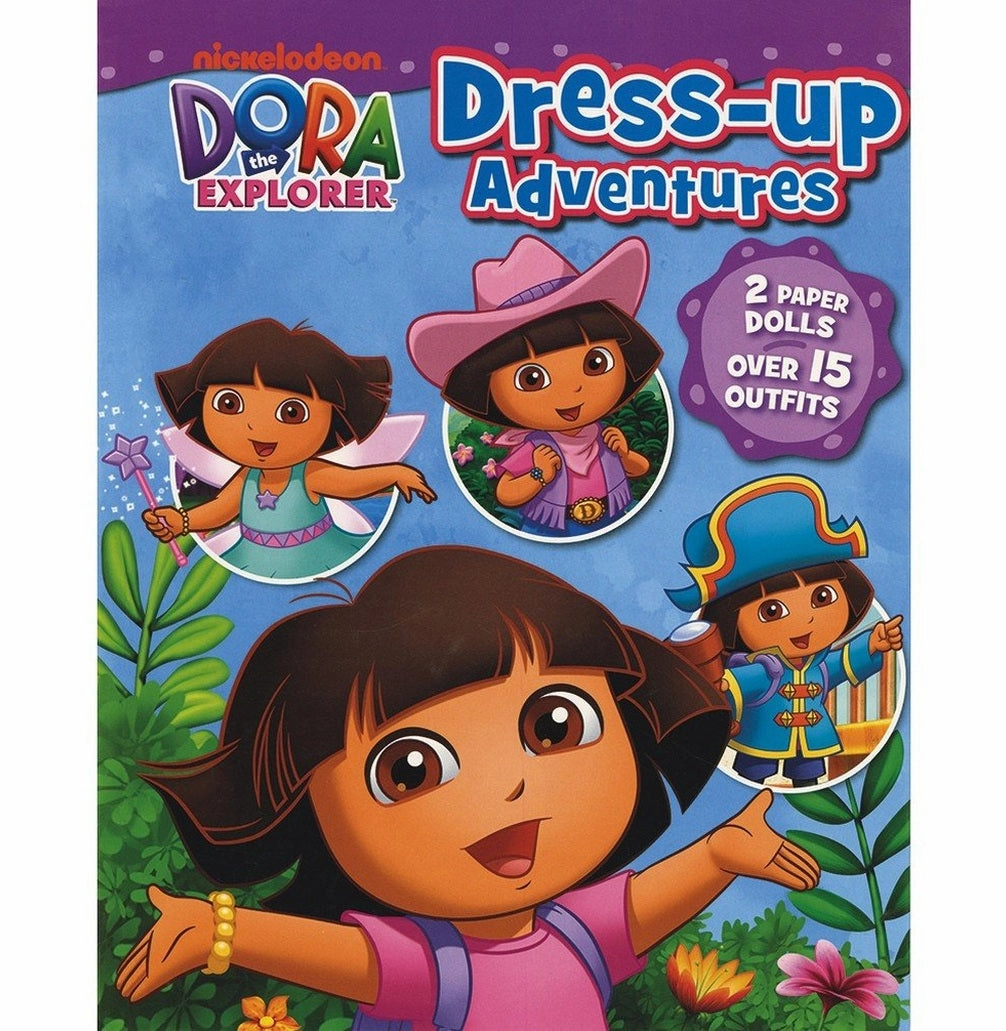 Nickelodeon Dora The Explorer Dress:Up Adventures [Paperback] Parragon Imaginative play