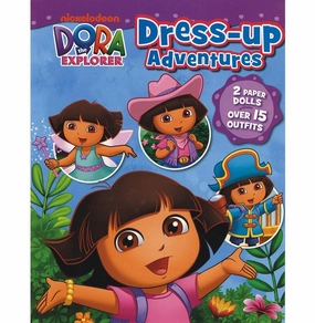 Nickelodeon Dora The Explorer Dress:Up Adventures [Paperback] Parragon Imaginative play