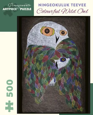 Child development Ningeokuluk Teevee Colourful Wild Owl 500-Piece Jigsaw Puzzle