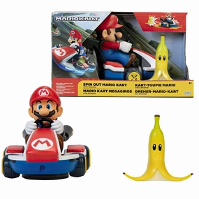 Holistic Preschool minds Nintendo Mario Kart Spin Out Car 6.5Cm - Assortment