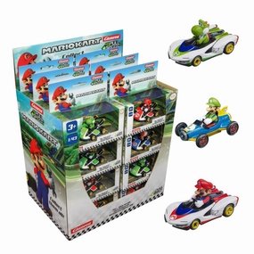 Fun-based learning Nintendo Super Mario Kart 8 1:43 Scale Auto Pull-Back Cars- Assorted