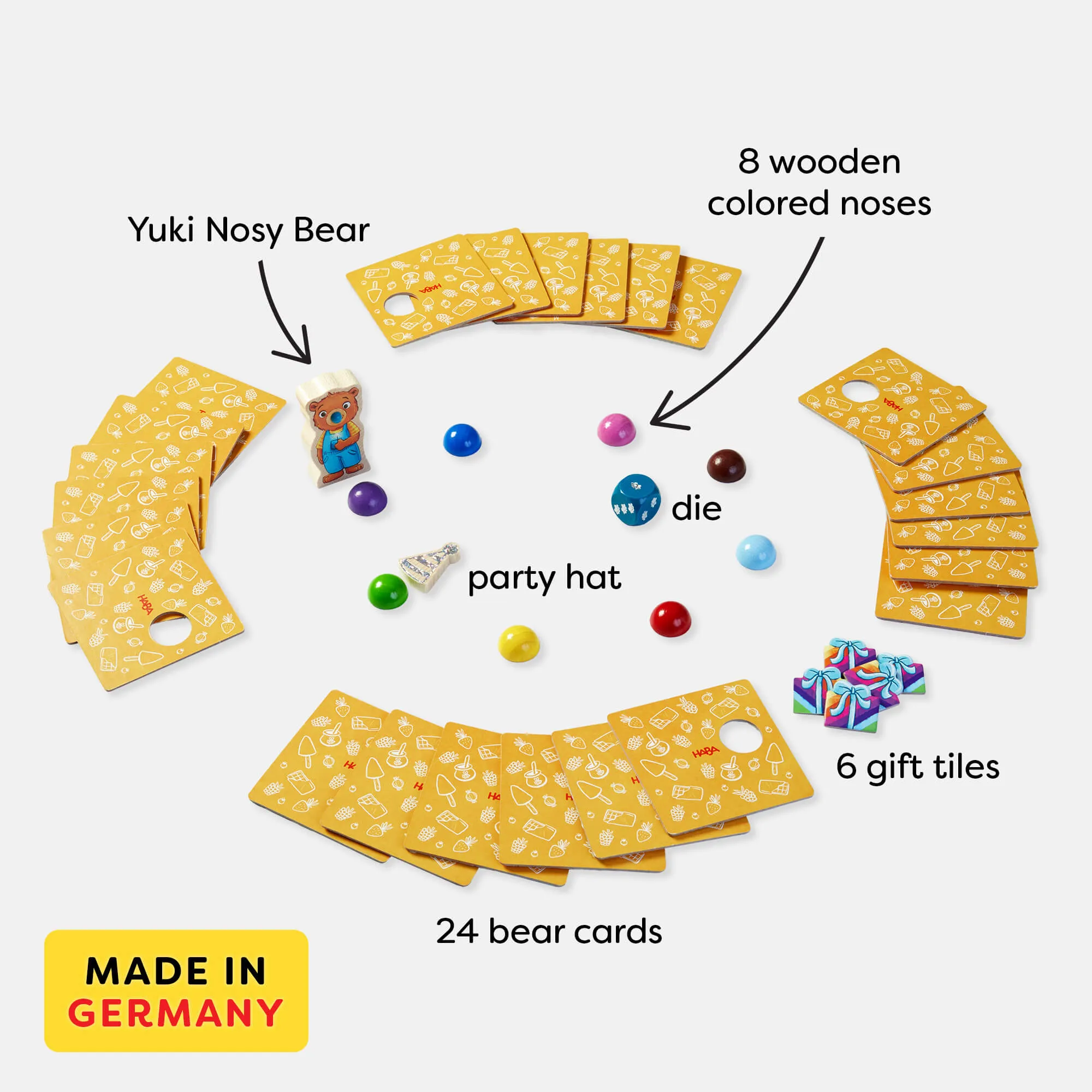 Nosy Bear Party Game Joyful learning Fun-based learning