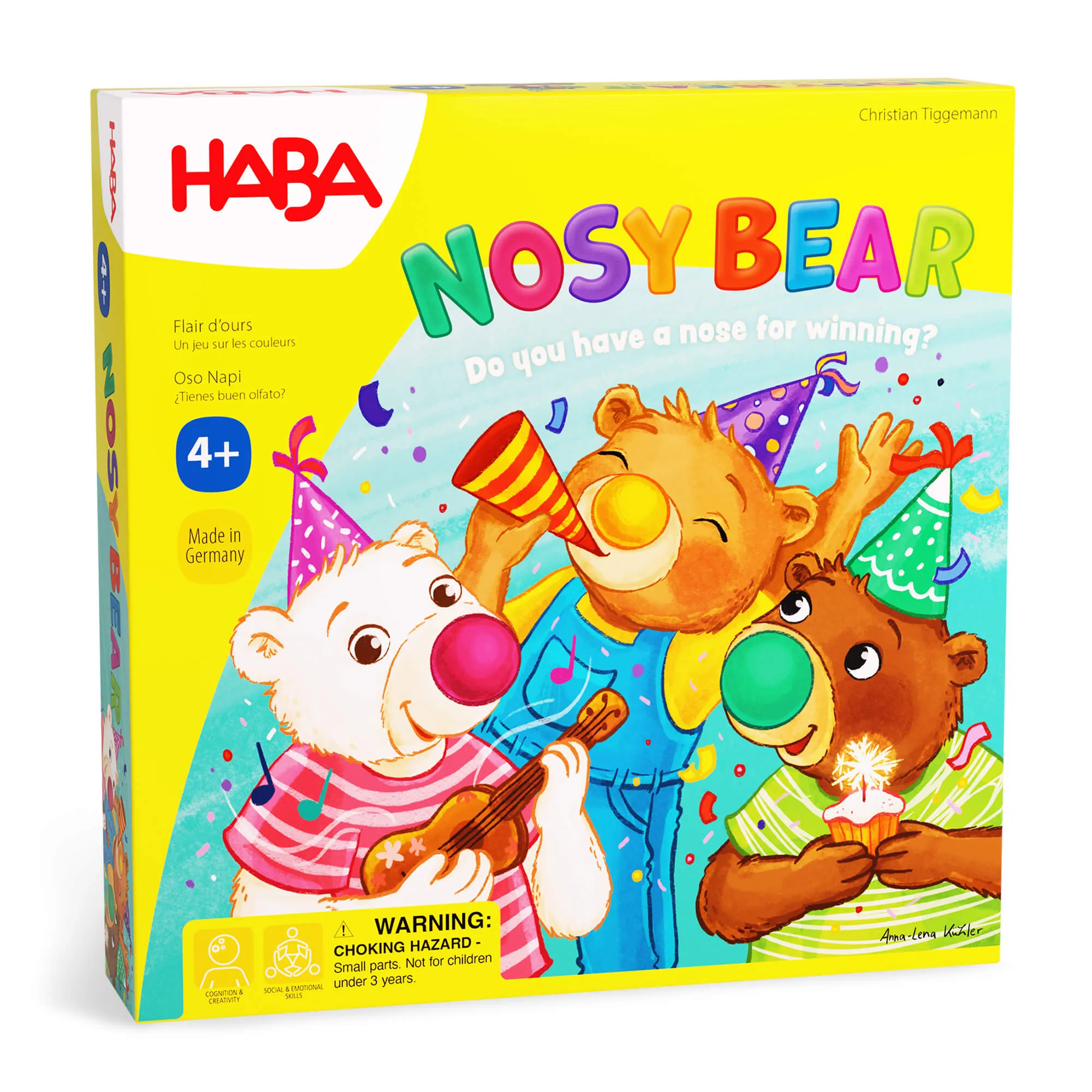 Home learning tools Nosy Bear Party Game