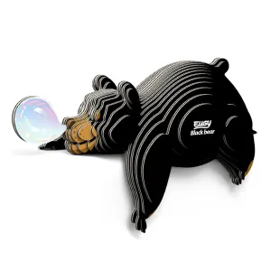 Designed for development Learn at home Black Bear 3D Puzzle