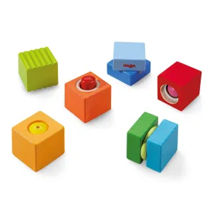 Kids discovery tools Early learning Fun With Sounds Wooden Discovery Blocks