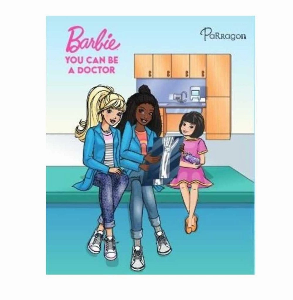Barbie You Can Be An Doctor : Barbie Reader : Storybook For Kids : Young Barbie Fans : For 8 To 10 Year Olds [Hardcover] Parragon Learn at home Play & learn