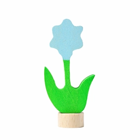 Birthday Ring Decoration - Blue Flower Creative kids Learning through play