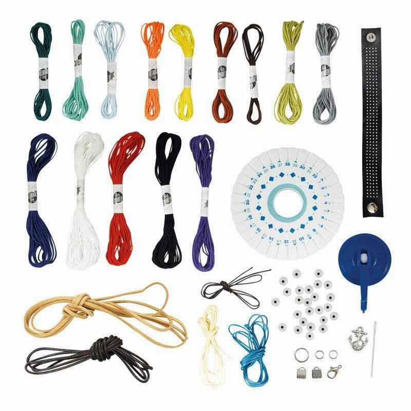 Fun-based learning Buki France Boys Friendship Bracelets Craft Kit