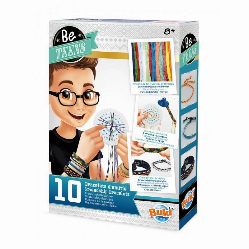 Child development Buki France Boys Friendship Bracelets Craft Kit