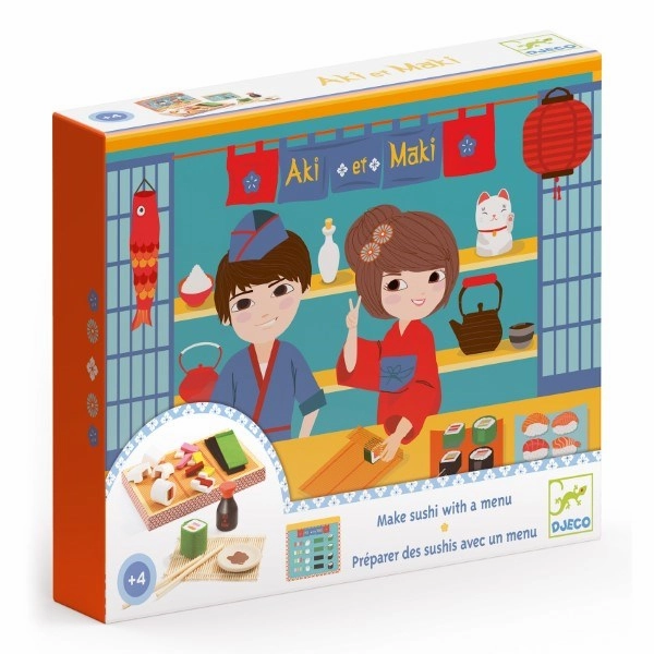 Mindful play Learning through play Djeco Aki Et Maki- Sushi Play Set