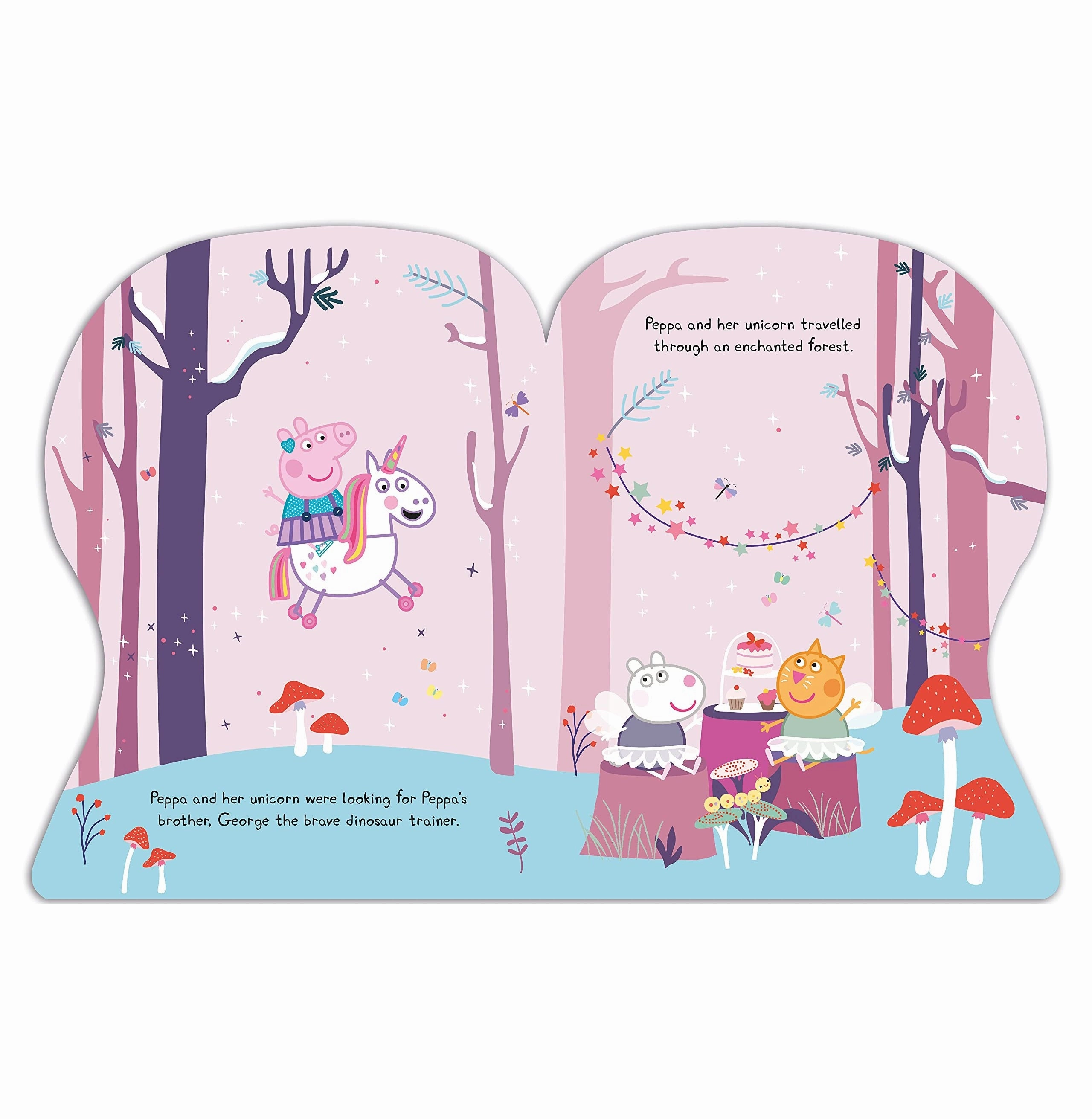 Peppa Pig: Peppa'S Fantastic Unicorn Shaped Board Book [Board Book] Peppa Pig Young imaginations Smart kids gear