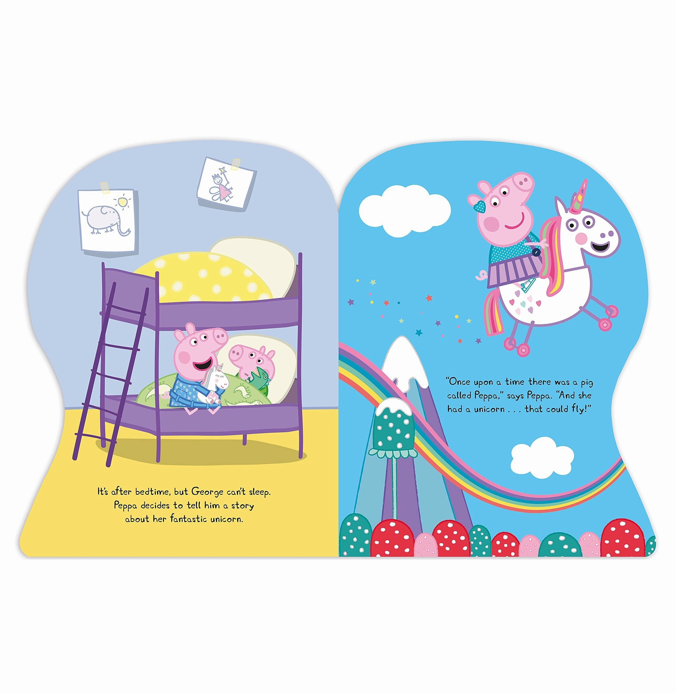 Engaging young minds Smart activities for young learners Peppa Pig: Peppa'S Fantastic Unicorn Shaped Board Book [Board Book] Peppa Pig