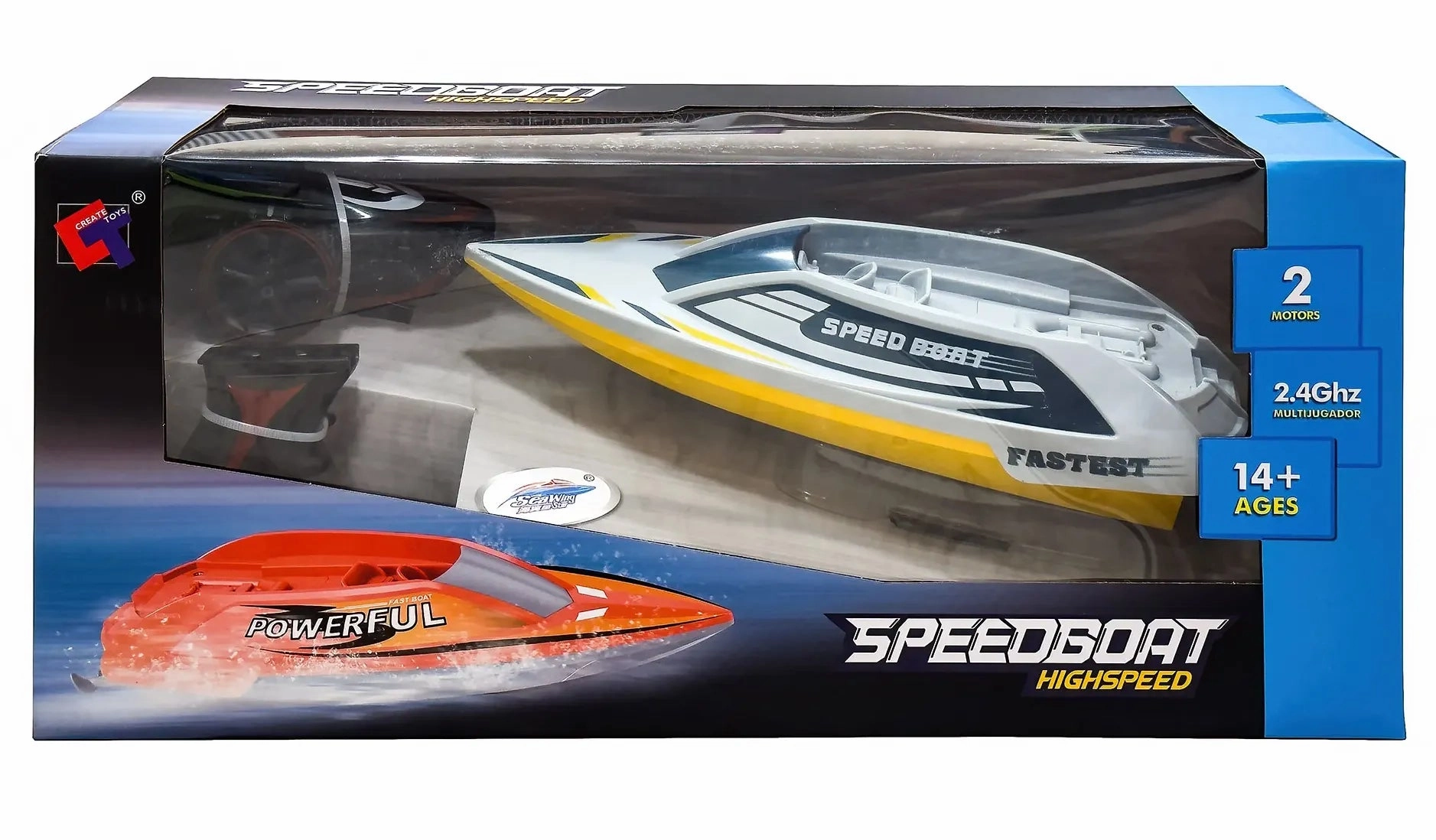 Home learning tools Engaging young minds Powerful High-Speed Remote Controlled Speedboat- Assorted