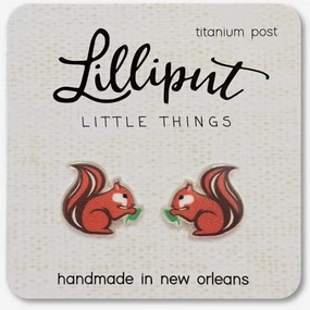 Exploration made fun Learning fun Squirrel Earrings