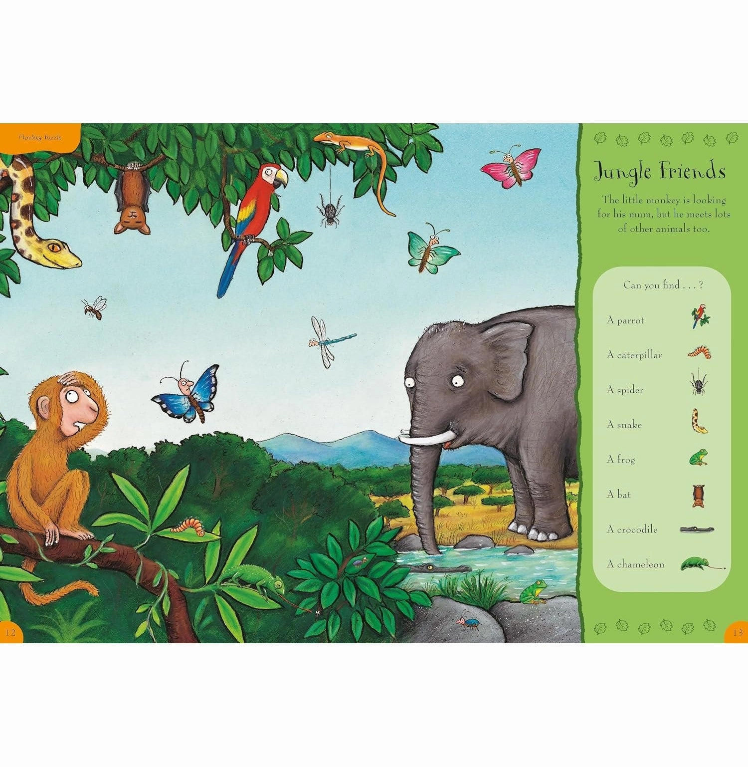 The Gruffalo And Friends Search And Find Book: With Seventeen Super Scenes And Over 120 Things To Spot! [Paperback] Julia Donaldson Fun for curious minds