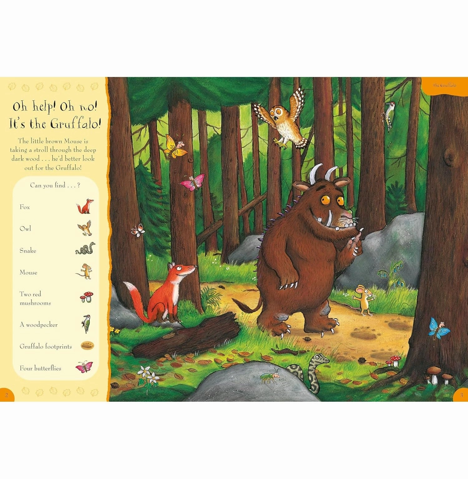 Little creators The Gruffalo And Friends Search And Find Book: With Seventeen Super Scenes And Over 120 Things To Spot! [Paperback] Julia Donaldson