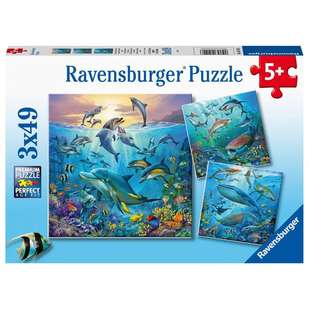 Ocean Life 3X 49Pc Smart little ones Creative kids