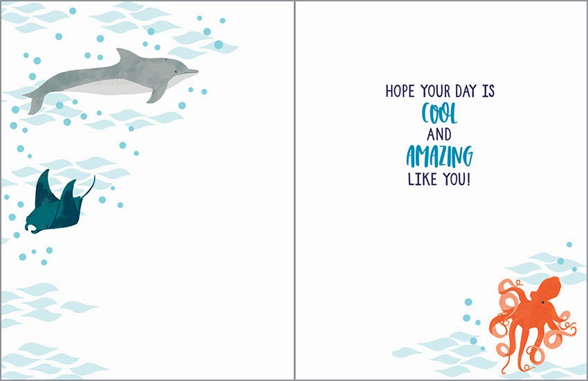 Joyful learning Skill-building tools Ocean Birthday Card