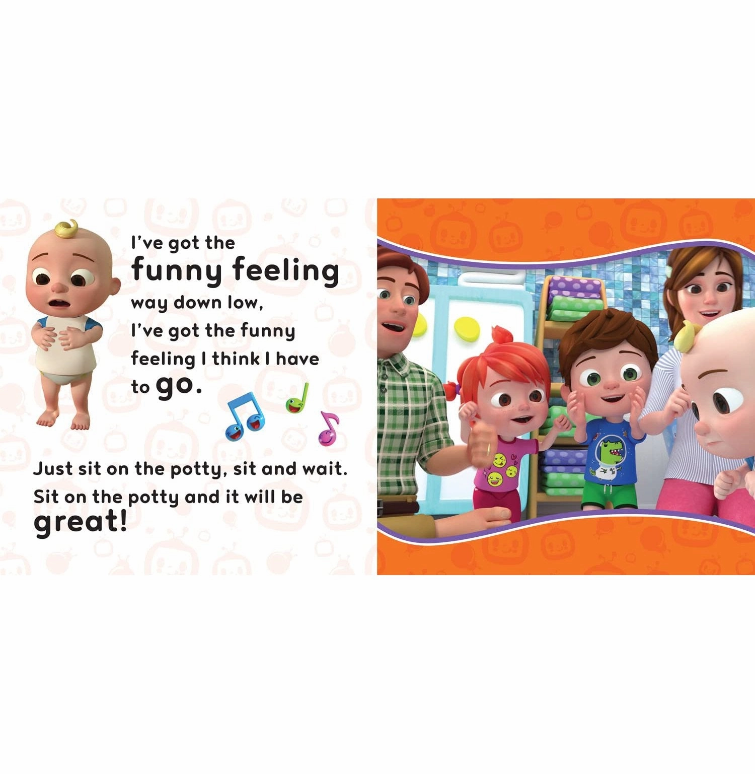 Official Cocomelon Sing:Song: The Potty Song [Board Book] Cocomelon Tools for tiny thinkers