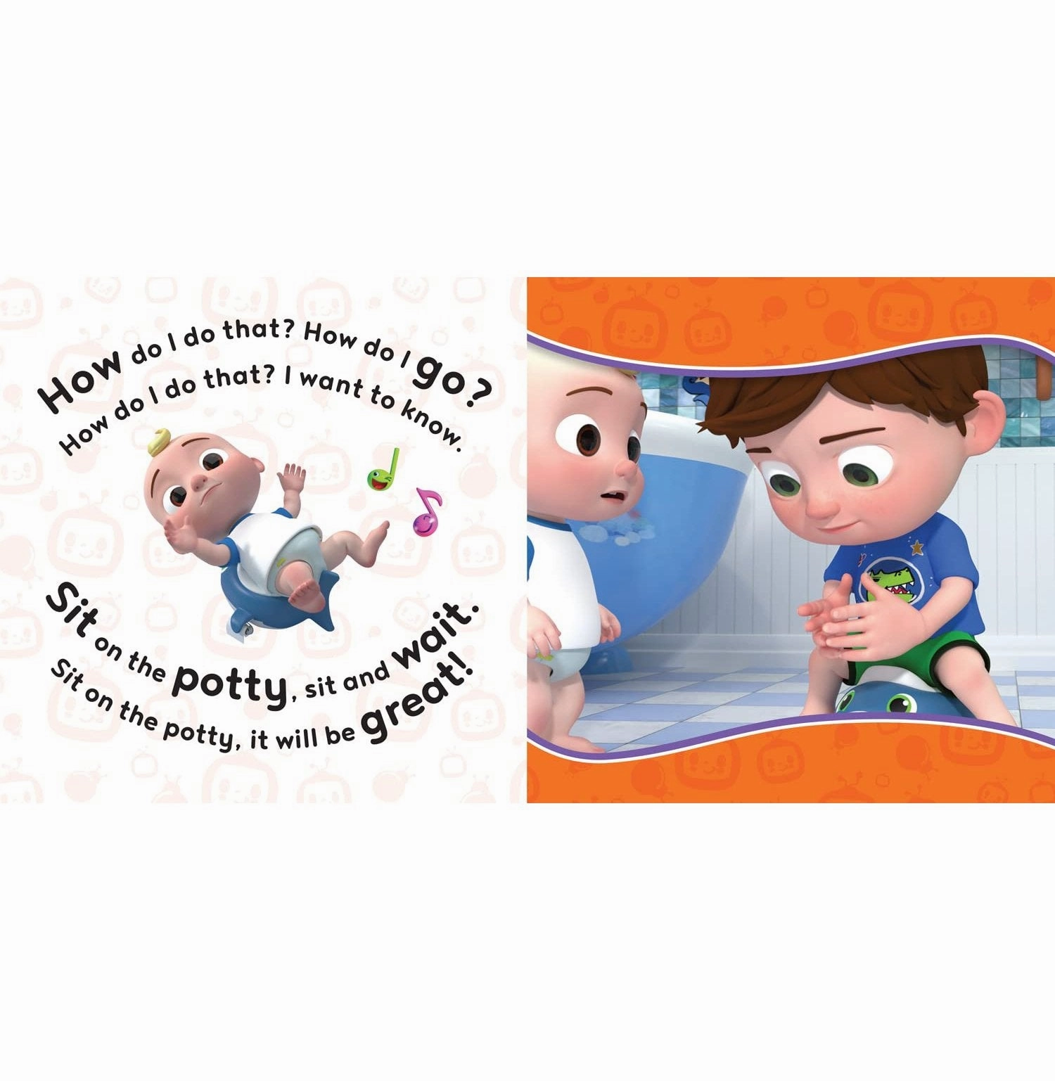 Little creators Exploration made fun Official Cocomelon Sing:Song: The Potty Song [Board Book] Cocomelon