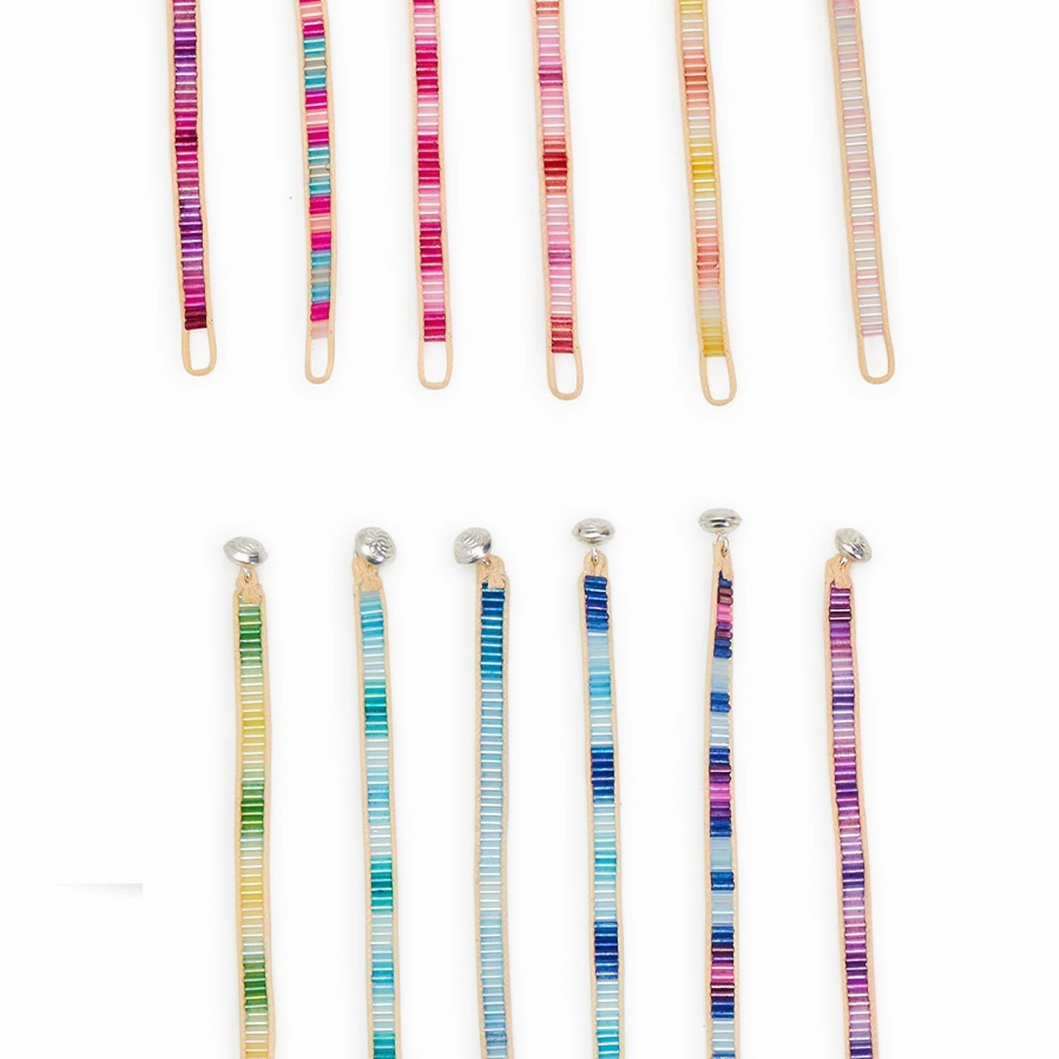 Young imaginations Ombre Color Bars Bead Bracelet