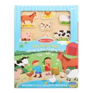 Enrichment activities Brain boosters On The Farm Book And Puzzle Play Set