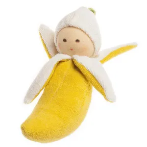 Exploration gear Mini makers Organic Rattle Doll - Banana