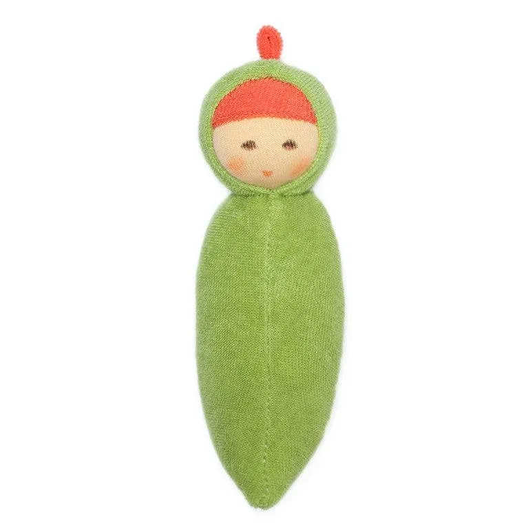Fun that fuels growth Organic Rattle Doll - Peapod