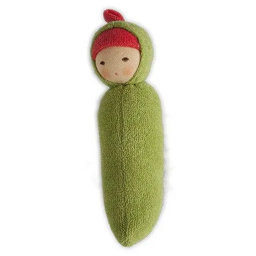 Early learning Organic Rattle Doll - Peapod