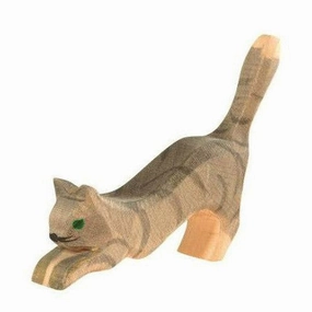 Happy hands Ostheimer Cat, Gray Striped, Jumping