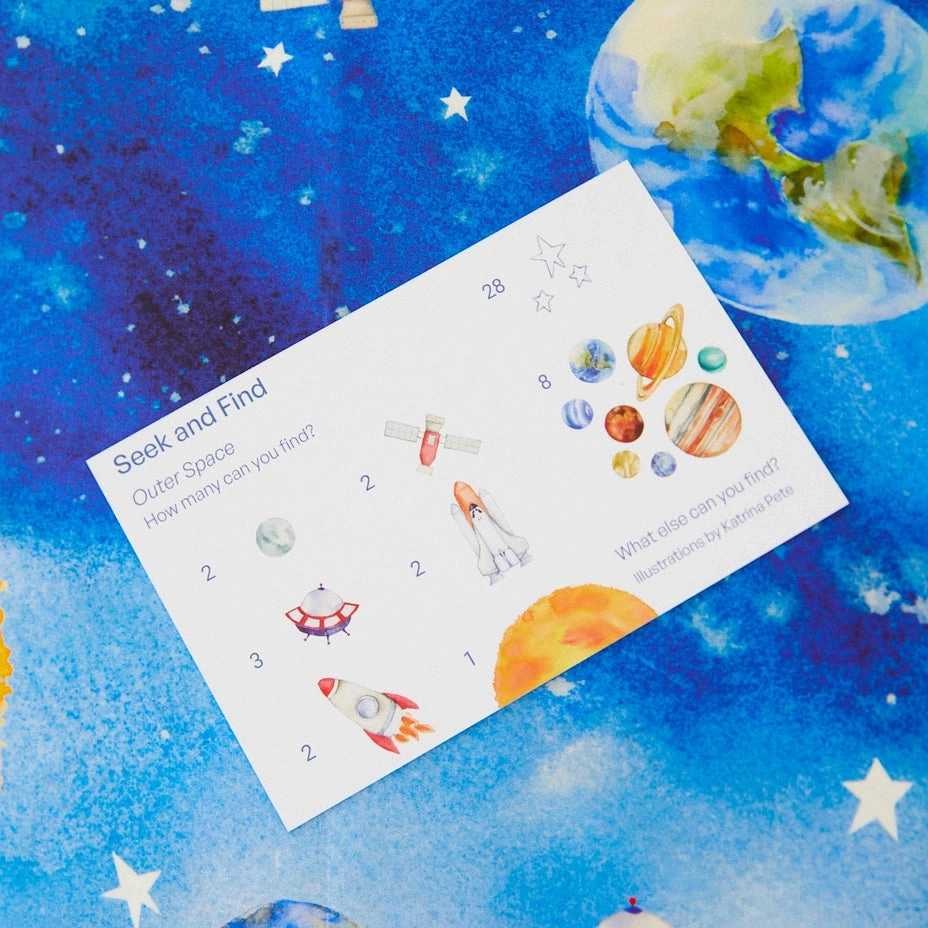 Kid-centered learning Outer Space Seek & Find Playsilks