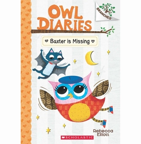 Owl Diaries #6: Baxter Is Missing Rebecca Elliot Rebecca Elliot Learning fun Busy kids
