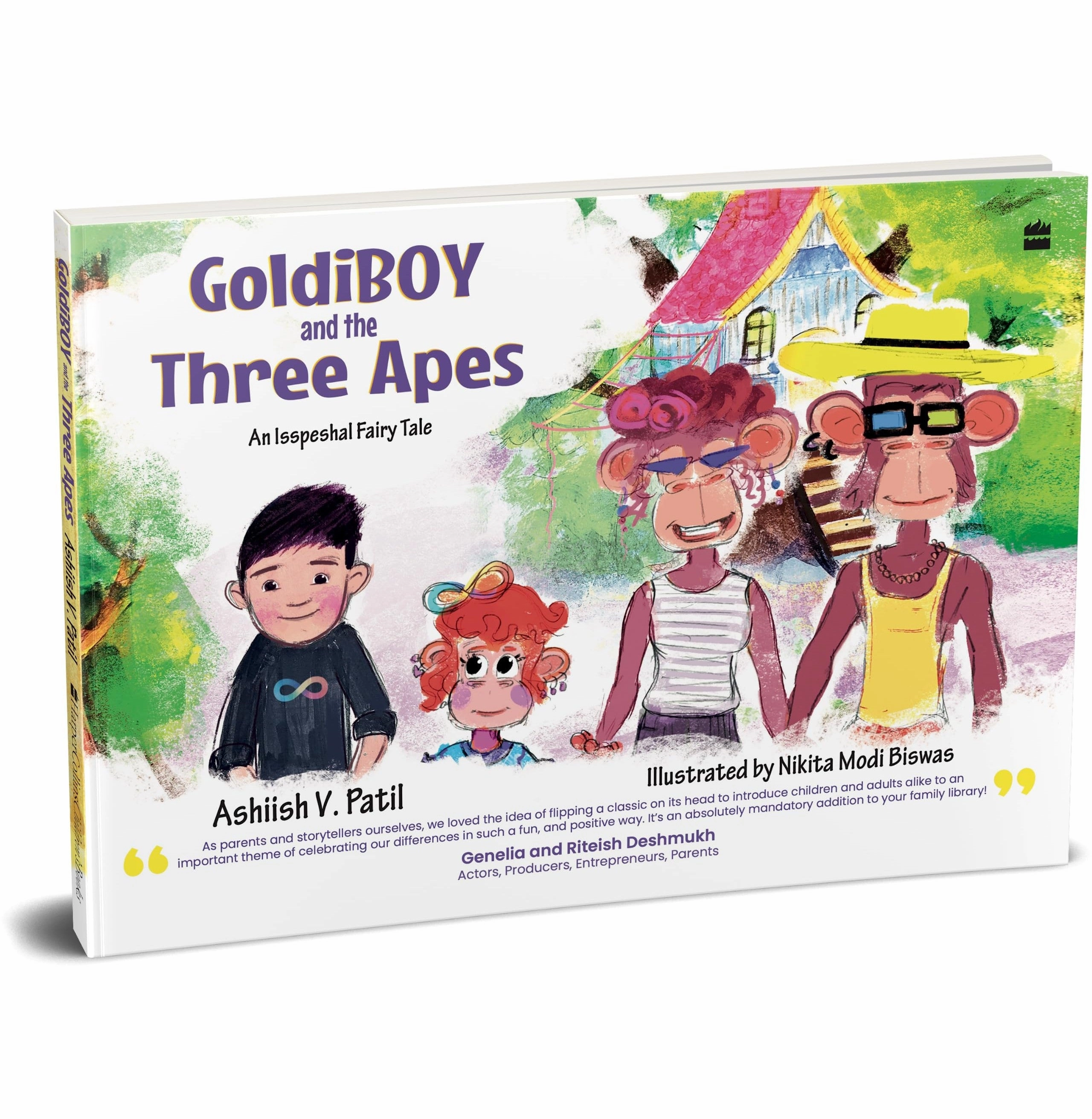 Goldiboy And The Three Apes [Paperback] Patil Ashiish V. And Biswas Nikita M. Kids discovery tools