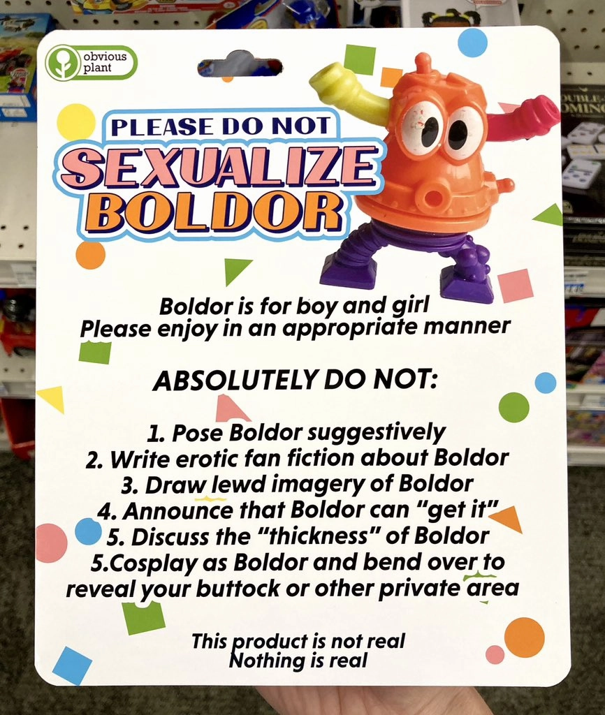 Curious minds Please Do Not Sexualize Boldor