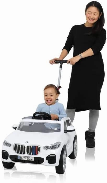 Playroom learning Rollplay Germany Bmw X5M Push Car With Canopy - White