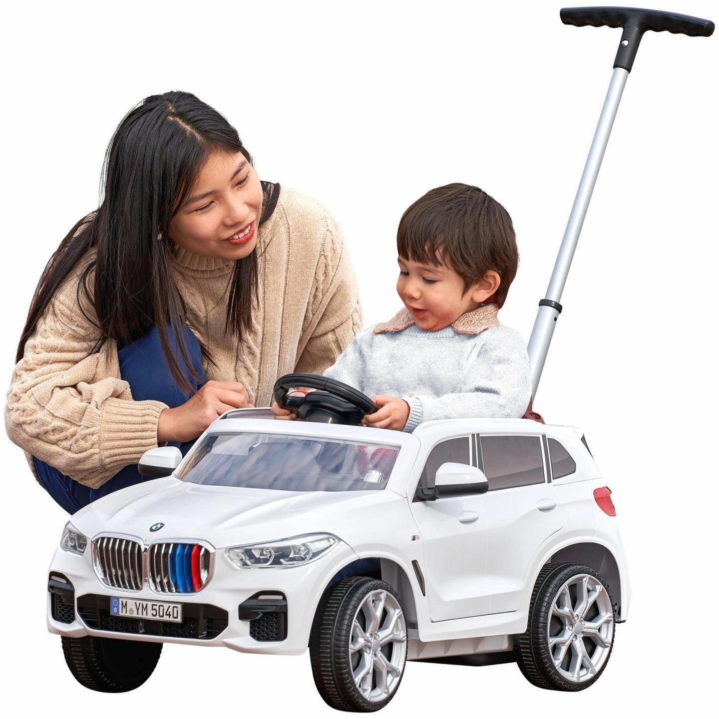 Learn & grow Rollplay Germany Bmw X5M Push Car With Canopy - White