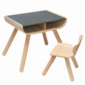 Wooden Chalkboard Table And Chair First explorers Kids discovery tools