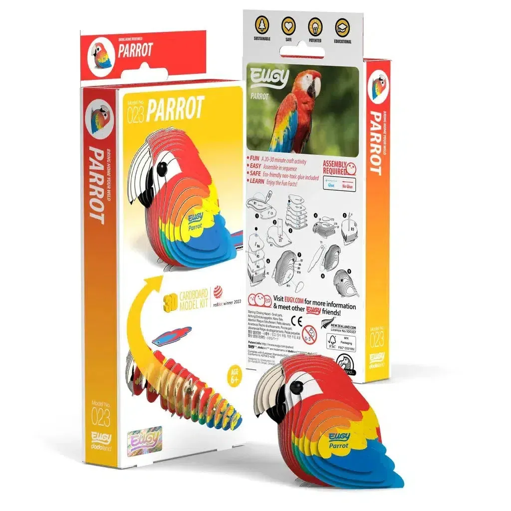 Parrot 3D Puzzle Fun that fuels growth Tiny thinkers