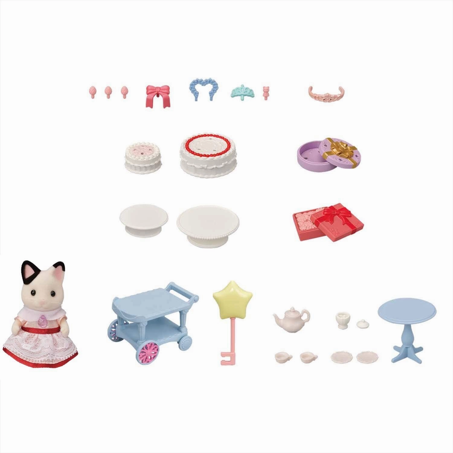 Designed for development Smart activities for young learners Party Time Playset - Tuxedo Cat Girl
