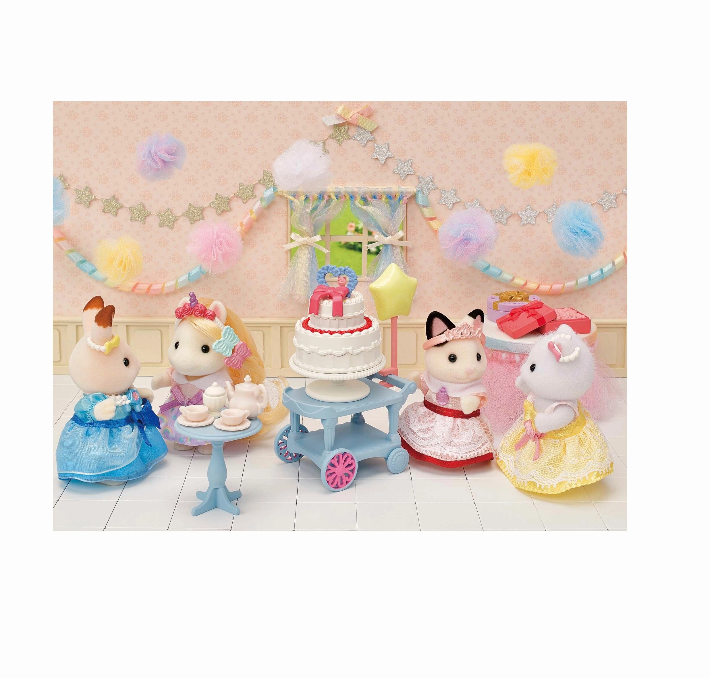 Party Time Playset - Tuxedo Cat Girl Joyful learning Kids essentials