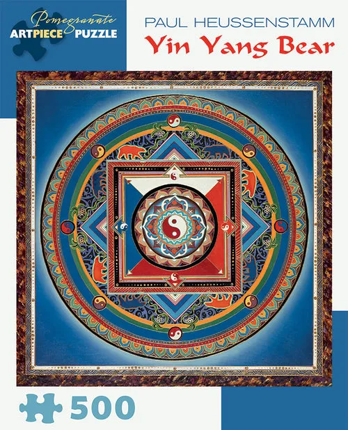 Home learning tools Paul Heussenstamm Yin Yang Bear 500-Piece Jigsaw Puzzle