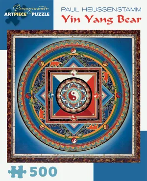 Paul Heussenstamm Yin Yang Bear 500-Piece Jigsaw Puzzle Parent-approved learning