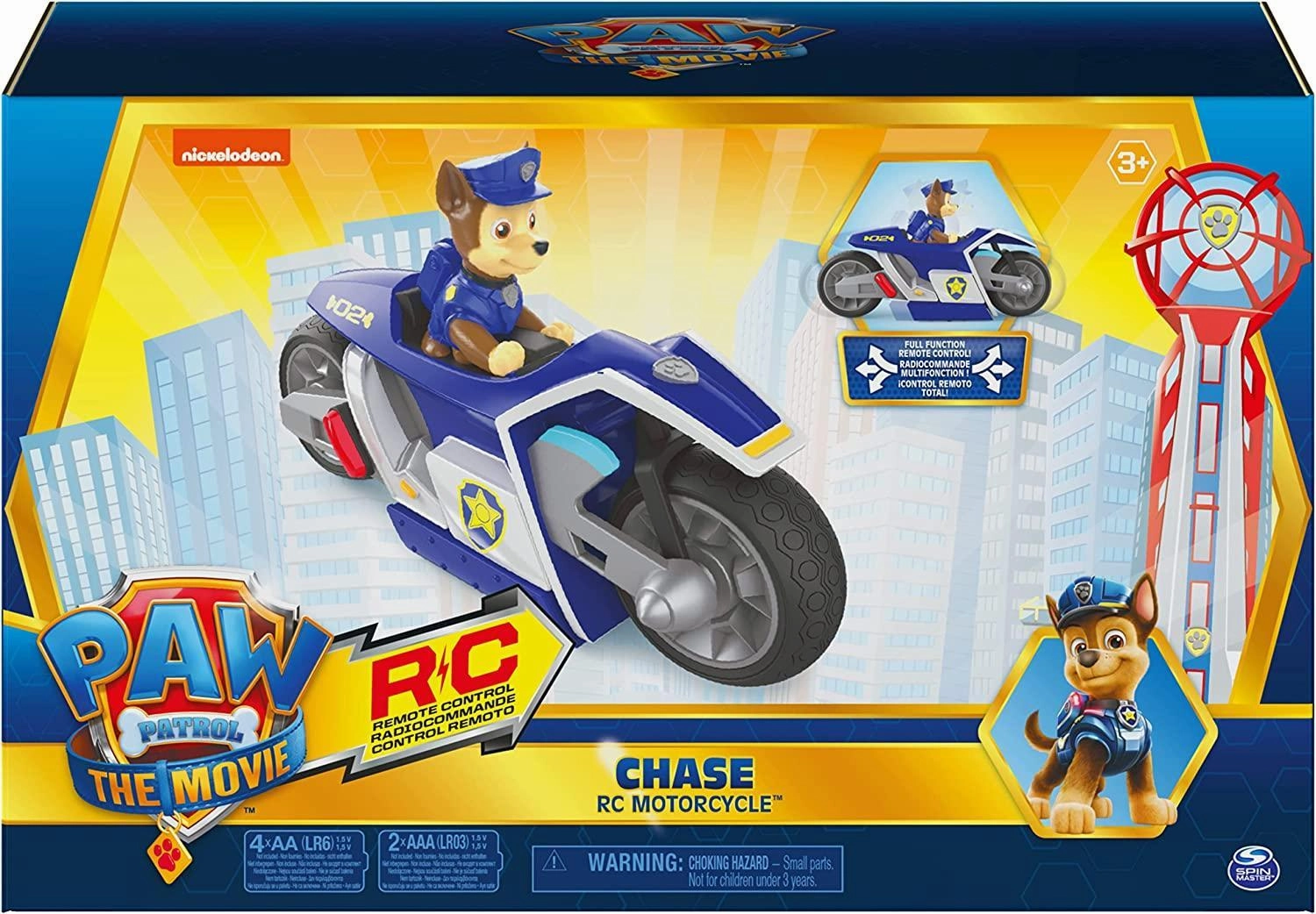 Fun that fuels growth Paw Patrol Chase Rc Movie Motorcycle Remote Control Car
