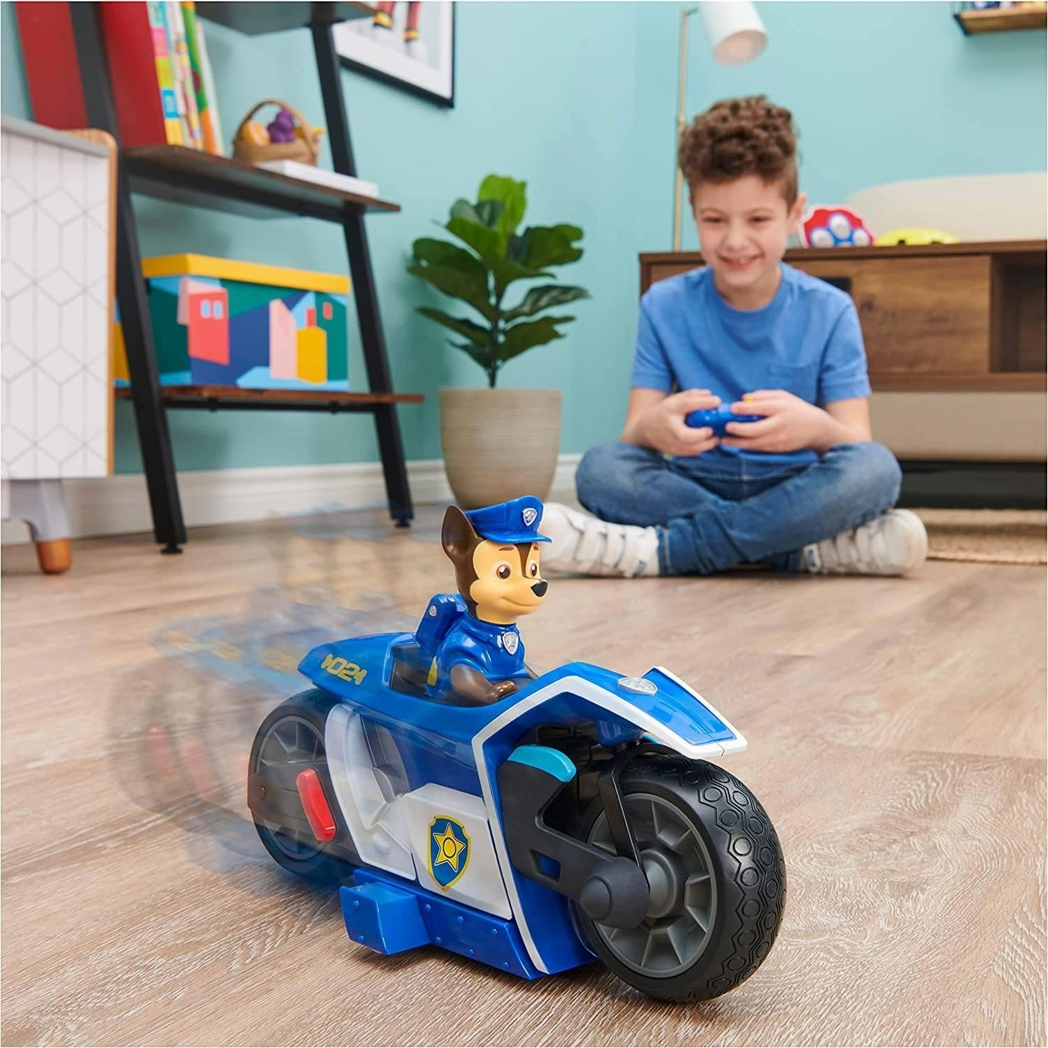 Paw Patrol Chase Rc Movie Motorcycle Remote Control Car Learn at home Skill-building tools