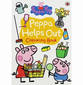 Peppa Pig : Peppa Helps Out : Colouring Book [Kitchen] Mindful play Young learners