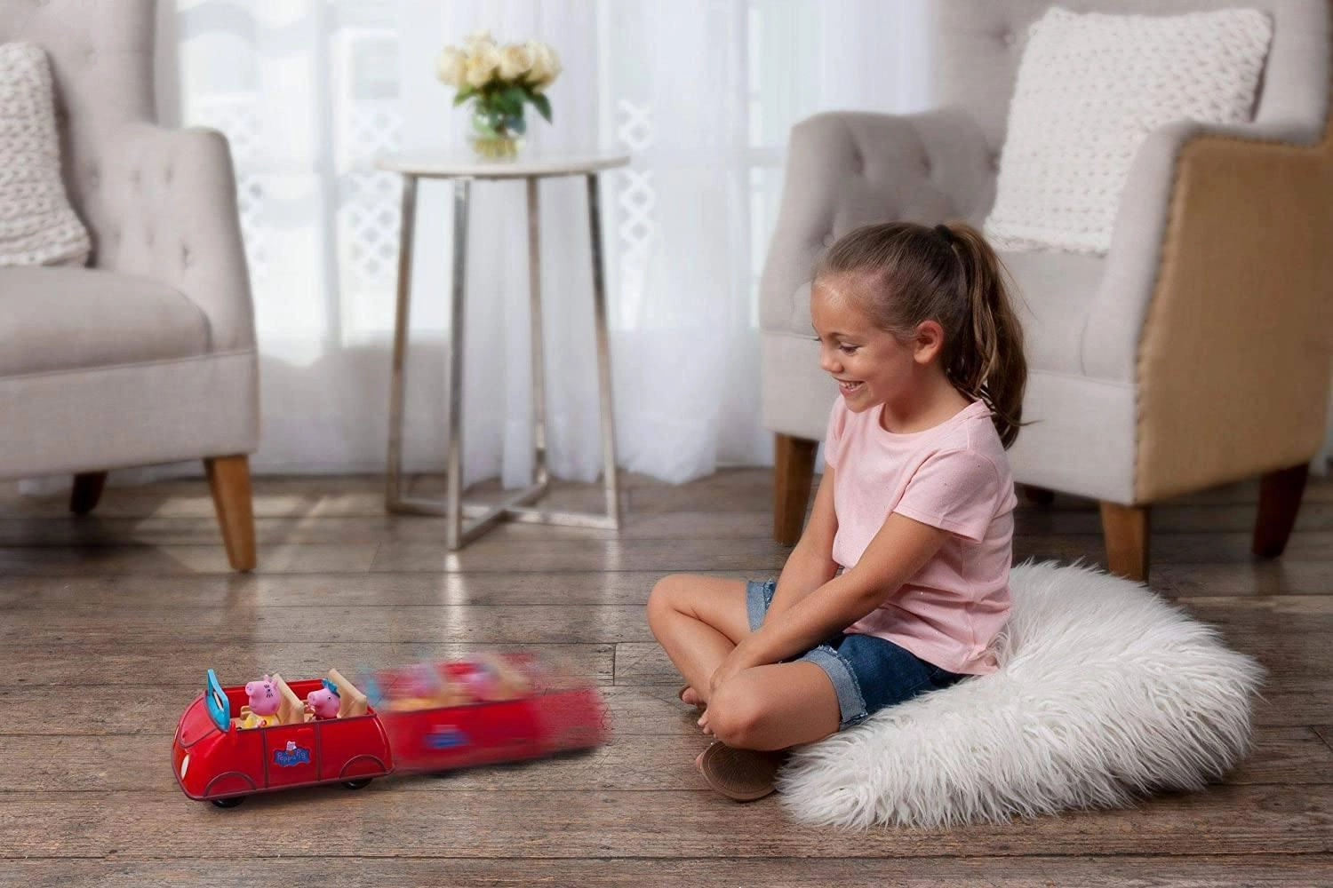 Skill-building tools Peppa Pig Family Red Car