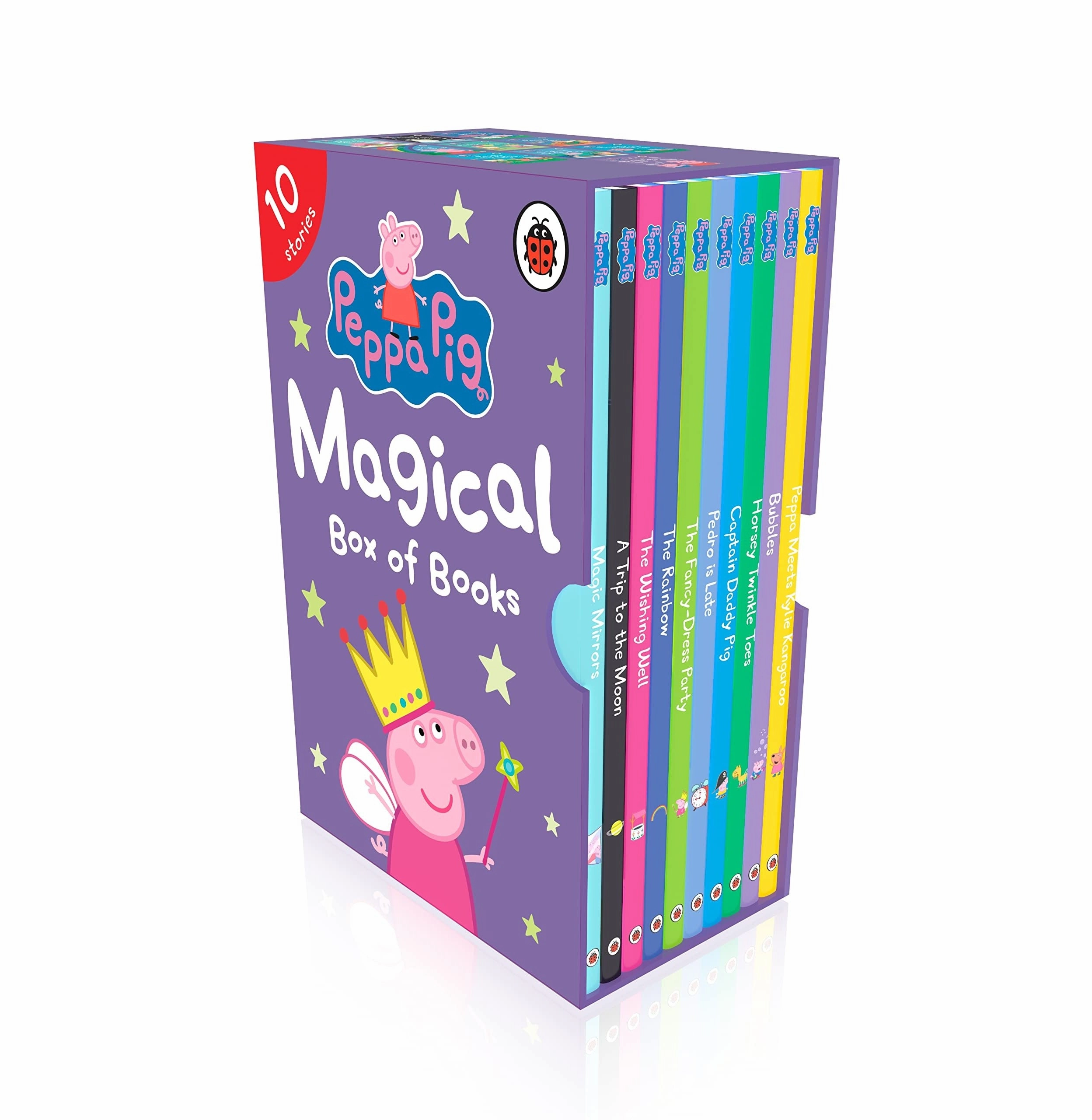 Peppa Pig Magical Box Of Books : 6 Fun And Engaging Stories For Kids : Perfect Gift Set For Kids [Paperback] Ladybird Exploration made fun Inspiring creativity
