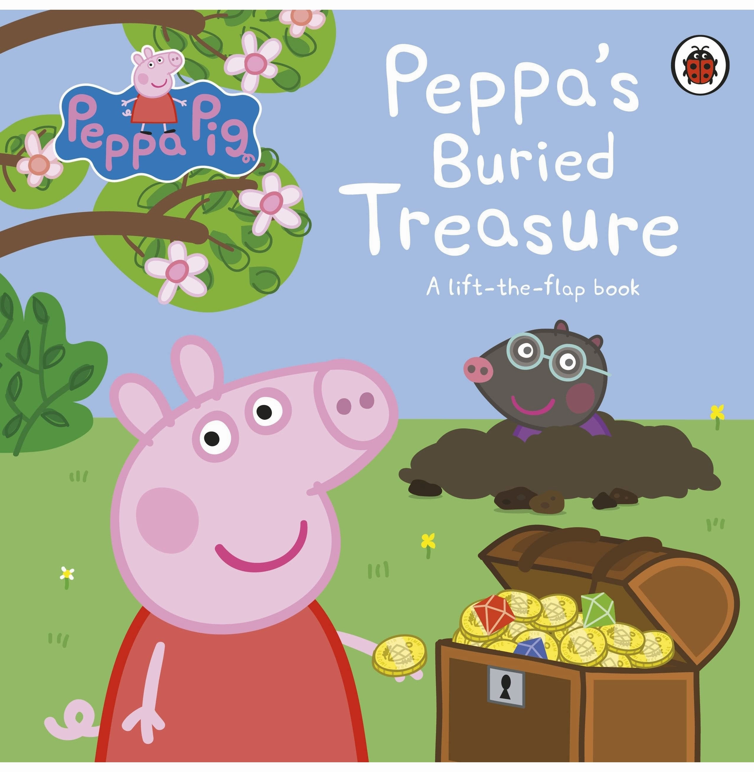 Thoughtful learning Peppa Pig: Peppa'S Buied Teasue [Board Book] Peppa Pig